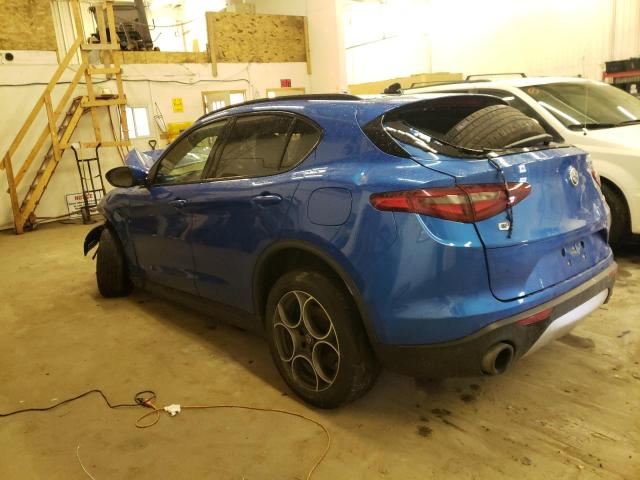 ZASFAKPN2J7C04271 - 2018 ALFA ROMEO STELVIO SPORT أزرق صورة 2