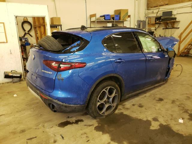 ZASFAKPN2J7C04271 - 2018 ALFA ROMEO STELVIO SPORT أزرق صورة 3