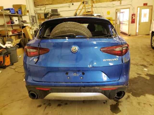 ZASFAKPN2J7C04271 - 2018 ALFA ROMEO STELVIO SPORT BLUE photo 6