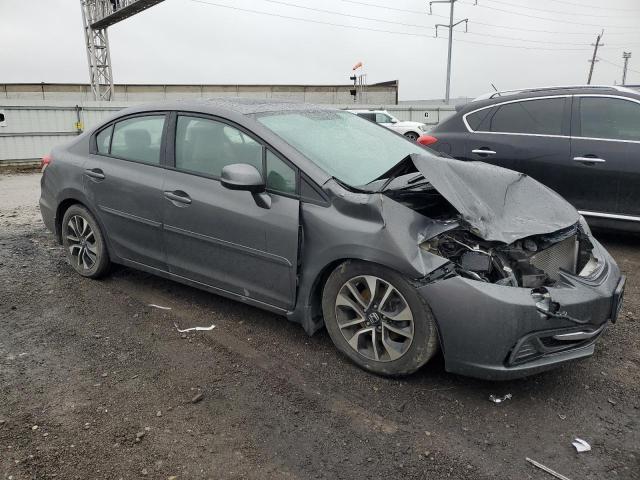 2HGFB2F86DH519649 - 2013 HONDA CIVIC EX GRAY photo 4