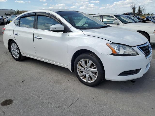 3N1AB7AP7DL622870 - 2013 NISSAN SENTRA S WHITE photo 4