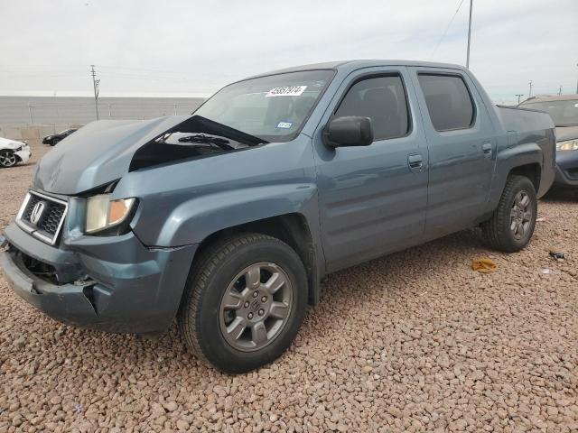 2HJYK16397H518260 - 2007 HONDA RIDGELINE RTX BLUE photo 1