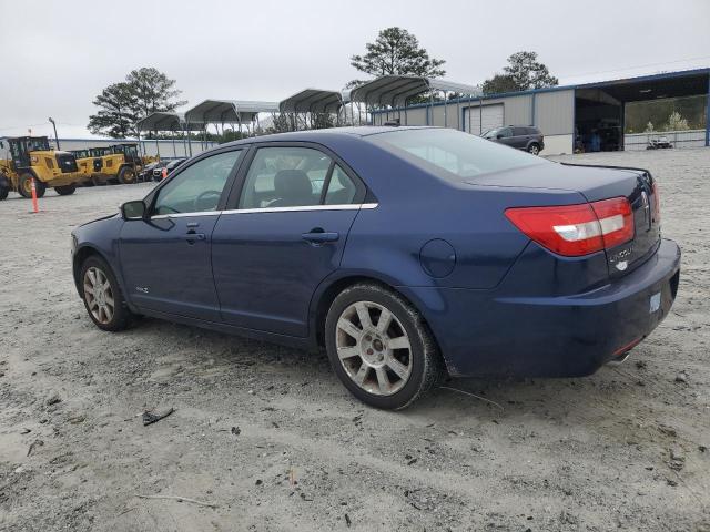 3LNHM28T67R610542 - 2007 LINCOLN MKZ BLUE photo 2