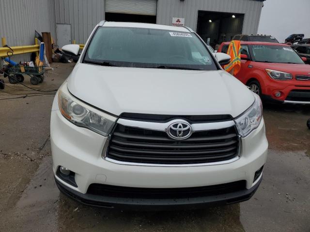 5TDKKRFH2GS152471 - 2016 TOYOTA HIGHLANDER XLE WHITE photo 5