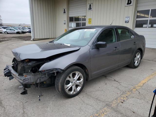 3FAHP0HG4CR446887 - 2012 FORD FUSION SE GRAY photo 1