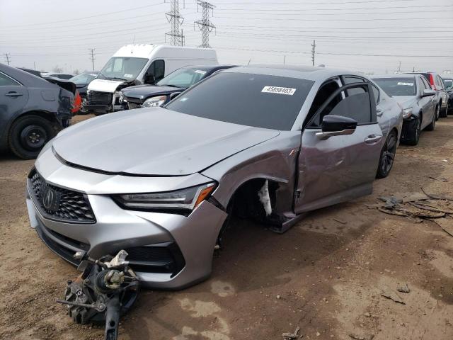 19UUB6F57MA012018 - 2021 ACURA TLX TECH A SILVER photo 1