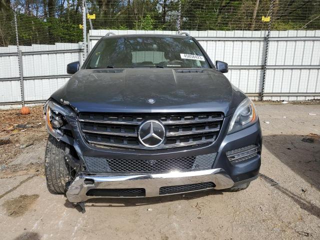 4JGDA0EB3FA538389 - 2015 MERCEDES-BENZ ML 250 BLUETEC GRAY photo 5