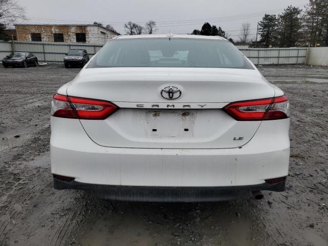 4T1C11AK6LU869260 - 2020 TOYOTA CAMRY LE WHITE photo 6