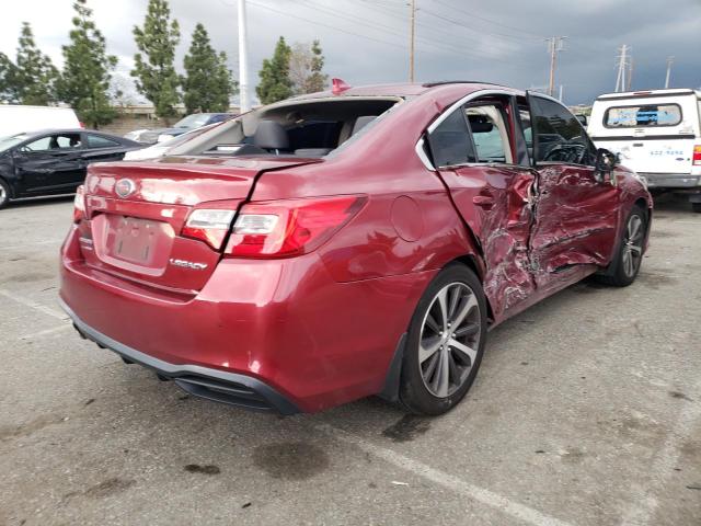 4S3BNAN60J3006958 - 2018 SUBARU LEGACY 2.5I LIMITED RED photo 3