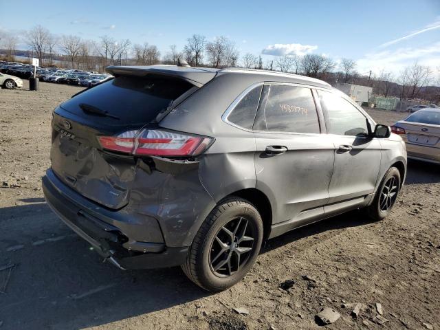 2FMPK4J94NBA24462 - 2022 FORD EDGE SEL GRAY photo 3