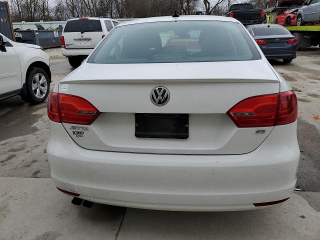 3VWD17AJXEM372977 - 2014 VOLKSWAGEN JETTA SE WHITE photo 6