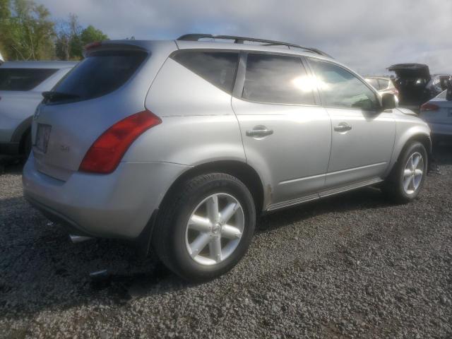 JN8AZ08T45W302876 - 2005 NISSAN MURANO SL SILVER photo 3