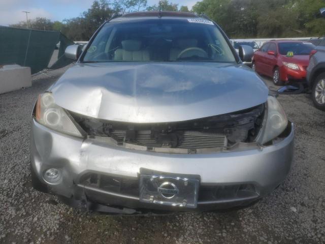 JN8AZ08T45W302876 - 2005 NISSAN MURANO SL SILVER photo 5