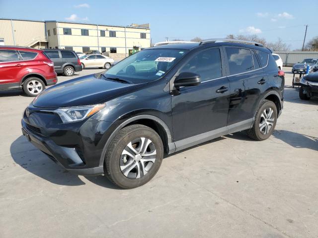 2T3ZFREV6JW481268 - 2018 TOYOTA RAV4 LE BLACK photo 1