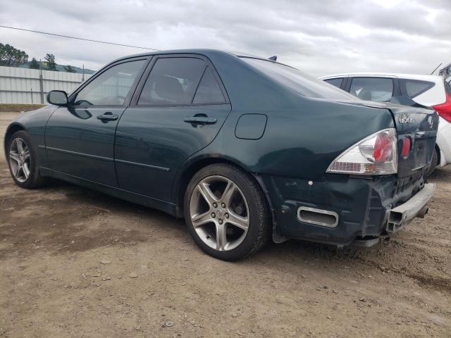 JTHBD182610015532 - 2001 LEXUS IS 300 GREEN photo 2