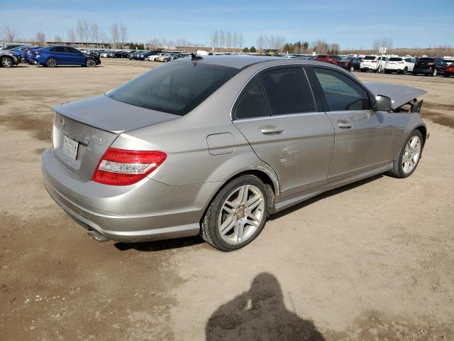 WDDGF87X98F064471 - 2008 MERCEDES-BENZ C 350 4MATIC SILVER photo 3