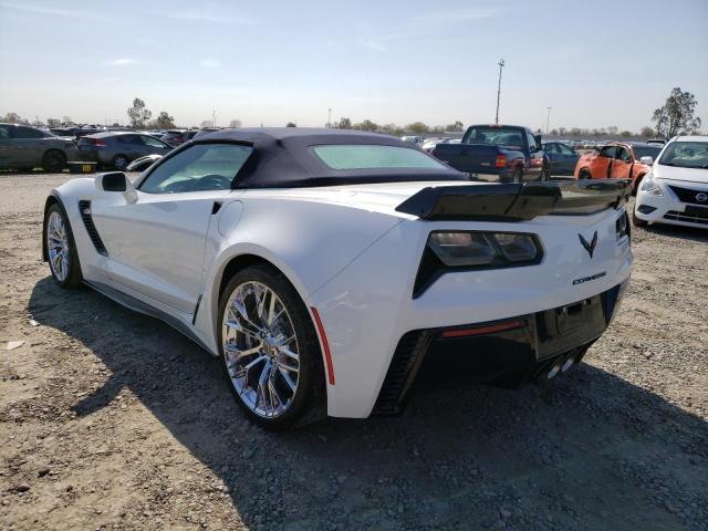 1G1YU3D69G5610038 - 2016 CHEVROLET CORVETTE Z06 3LZ WHITE photo 2