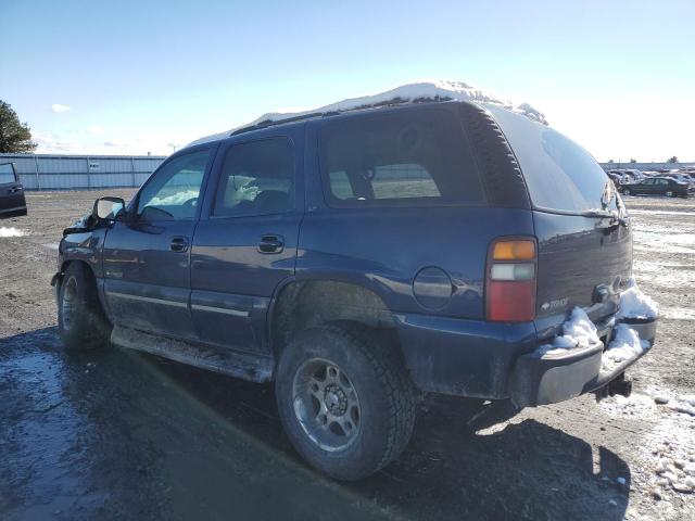 1GNEK13T81J164093 - 2001 CHEVROLET TAHOE K1500 BLUE photo 2