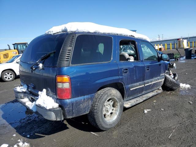 1GNEK13T81J164093 - 2001 CHEVROLET TAHOE K1500 BLUE photo 3