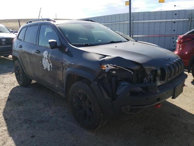 1C4PJMBSXHW633325 - 2017 JEEP CHEROKEE TRAILHAWK ნაცრისფერი ფოტო 4