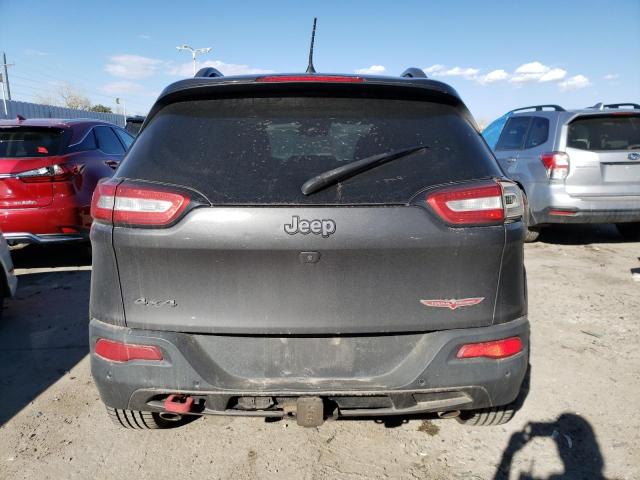 1C4PJMBSXHW633325 - 2017 JEEP CHEROKEE TRAILHAWK ნაცრისფერი ფოტო 6