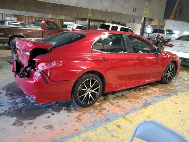 4T1G11AK3PU078529 - 2023 TOYOTA CAMRY SE NIGHT SHADE RED photo 3