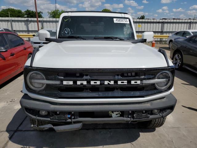 1FMDE5BH9MLA87027 - 2021 FORD BRONCO BASE WHITE photo 5