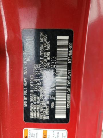 JF1ZNAA10F9704313 - 2015 TOYOTA SCION FR-S წითელი ფოტო 12
