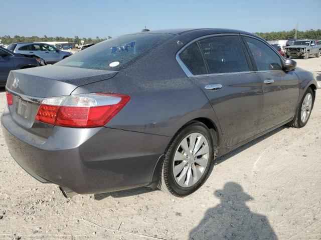 1HGCR2F80EA175931 - 2014 HONDA ACCORD EXL GRAY photo 3