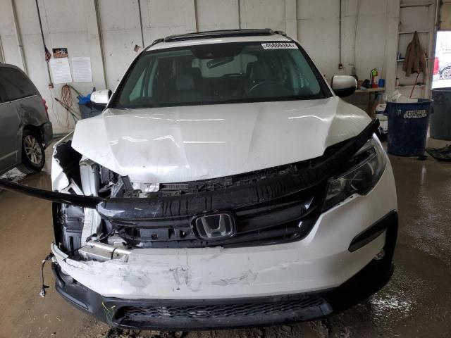 5FNYF6H2XMB005949 - 2021 HONDA PILOT SE WHITE photo 5