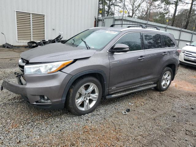 2016 TOYOTA HIGHLANDER HYBRID LIMITED, 