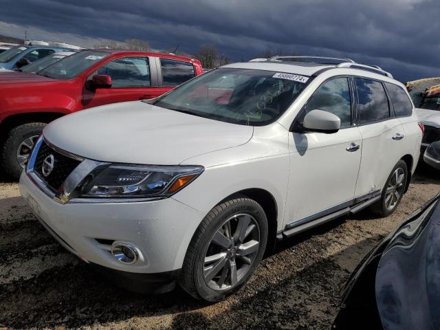 5N1AR2MM4DC676454 - 2013 NISSAN PATHFINDER S WHITE photo 1