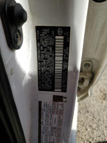 JTDKB20U253015817 - 2005 TOYOTA PRIUS WHITE photo 13