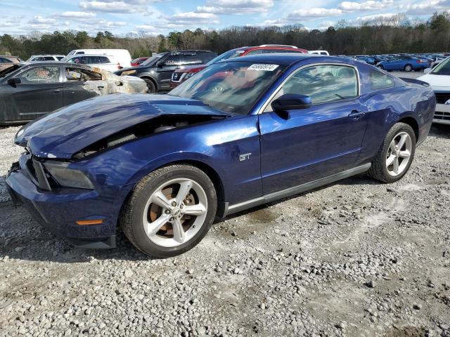 1ZVBP8CH9A5146273 - 2010 FORD MUSTANG GT BLUE photo 1