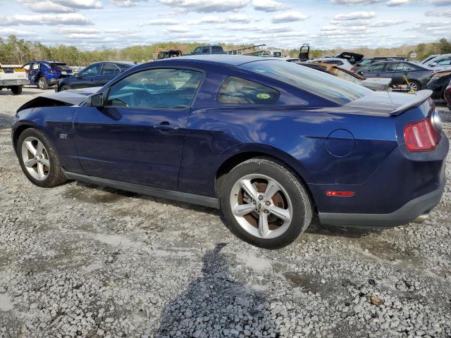 1ZVBP8CH9A5146273 - 2010 FORD MUSTANG GT BLUE photo 2