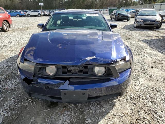 1ZVBP8CH9A5146273 - 2010 FORD MUSTANG GT BLUE photo 5