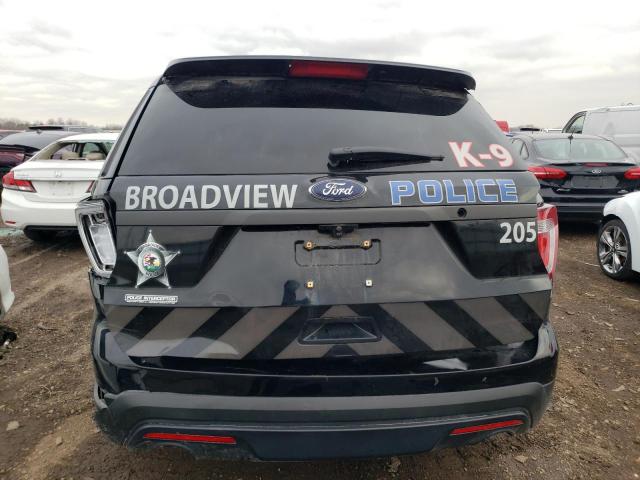 1FM5K8AR7HGE02009 - 2017 FORD EXPLORER POLICE INTERCEPTOR BLACK photo 6