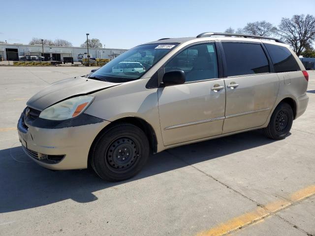 5TDZA23C64S210790 - 2004 TOYOTA SIENNA CE GOLD photo 1