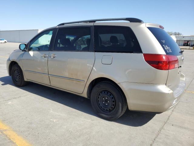 5TDZA23C64S210790 - 2004 TOYOTA SIENNA CE GOLD photo 2