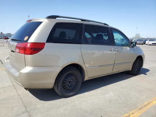 5TDZA23C64S210790 - 2004 TOYOTA SIENNA CE GOLD photo 3