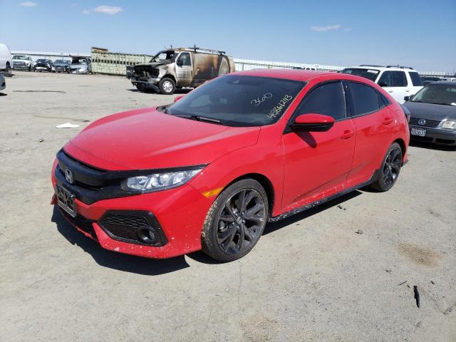 SHHFK7H44KU414874 - 2019 HONDA CIVIC SPORT 红色 照片 1