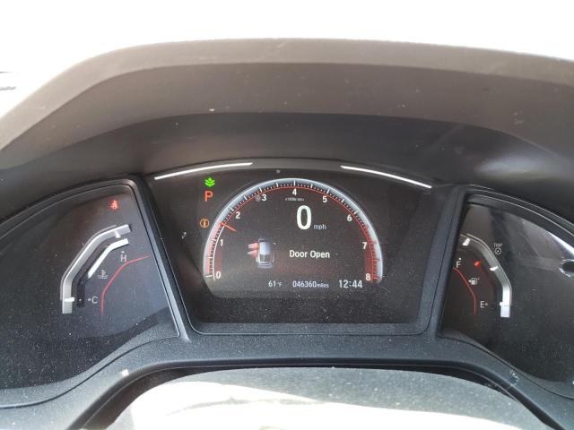 SHHFK7H44KU414874 - 2019 HONDA CIVIC SPORT 红色 照片 9