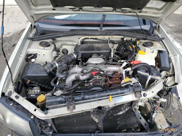 JF1SG65605H743177 - 2005 SUBARU FORESTER 2.5XS Crème photo 12