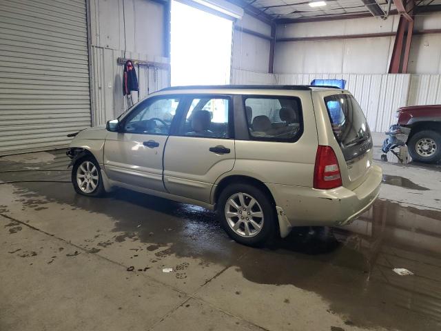 JF1SG65605H743177 - 2005 SUBARU FORESTER 2.5XS Crème photo 2