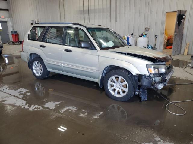 JF1SG65605H743177 - 2005 SUBARU FORESTER 2.5XS Crème photo 4