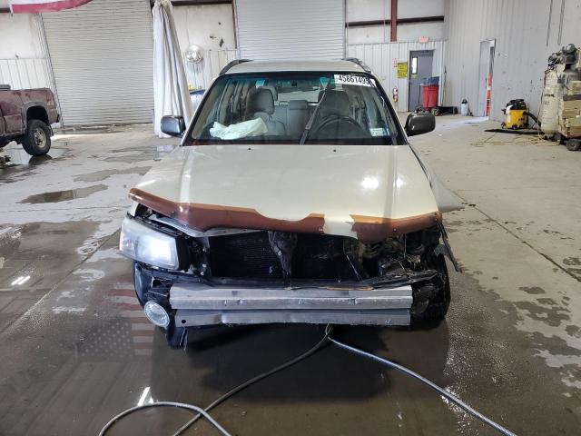 JF1SG65605H743177 - 2005 SUBARU FORESTER 2.5XS Crème photo 5