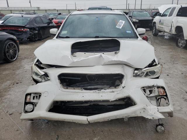 JF1VA1D62F9813745 - 2015 SUBARU WRX PREMIUM WHITE photo 5