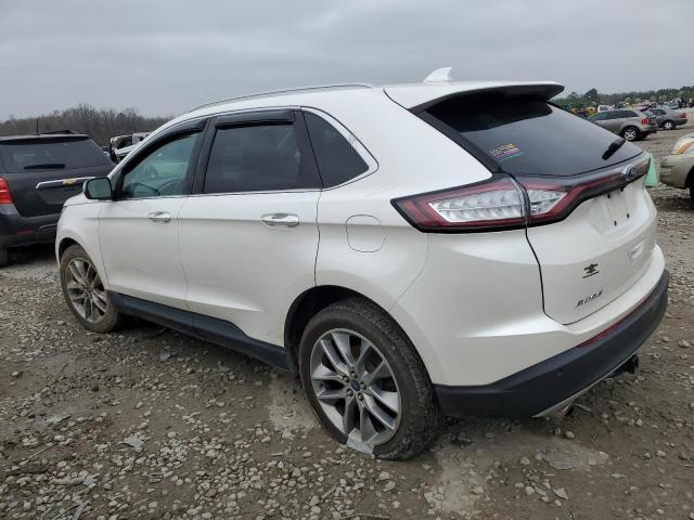 2FMTK3K89FBC22163 - 2015 FORD EDGE TITANIUM WHITE photo 2