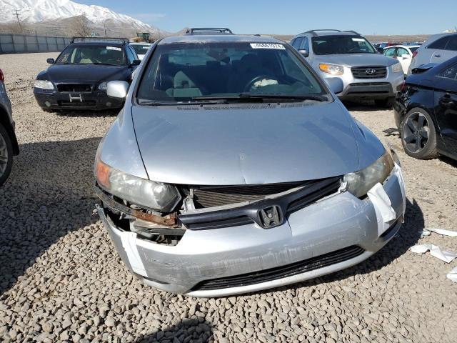 2HGFG12676H534745 - 2006 HONDA CIVIC LX SILVER photo 5