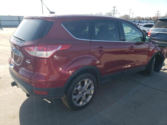 1FMCU9H9XDUA86808 - 2013 FORD ESCAPE SEL RED photo 3